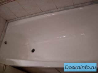 Реставрация и ремонт чугунных стальных и акриловых ванн