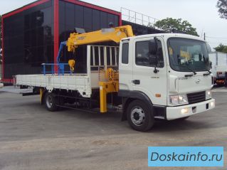 Бортовой автомобиль Hyundai HD 120 с КМУ Tyun SQ3T3 RU