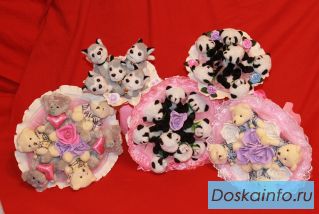 Букеты из игрушек 