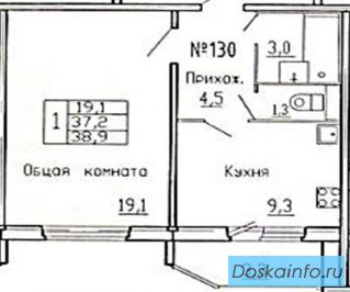 Срочно сдам новую 1 комн. квартиру!