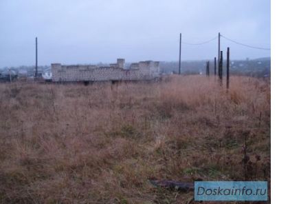 Продам участок с фундаментом под дом