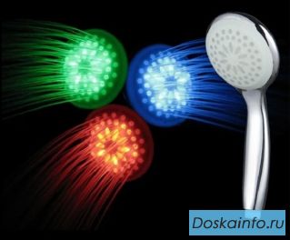 Светодиодная насадка для душа Led Shower