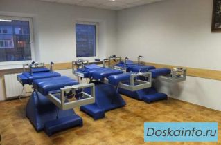 Кабинет аппаратного вытяжения позвоночника