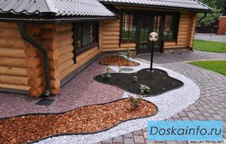 Пластиковый бордюр Кантри для садовых дорожек