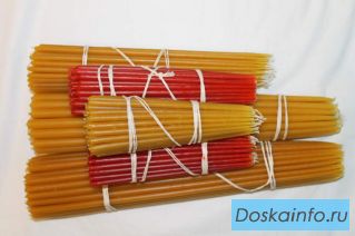 Продам восковые маканые свечи