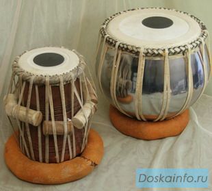 Баpабан двойной Tabla в чемодане
