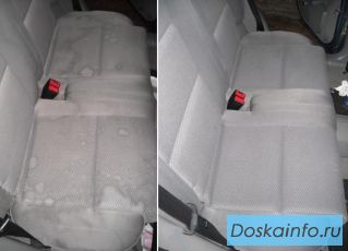 Химчистка салона (потолок, дверные карты, сиденья)