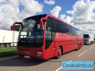 Аренда автобуса MAN из Москвы по России