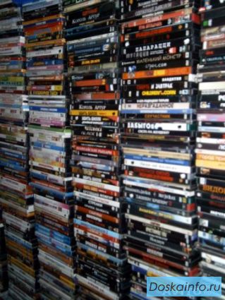Ассортимент DVD-дисков по смешным ценам