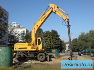 Аренда экскаваторы,                    погрузчики (грейфер)