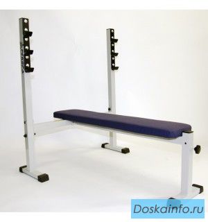 Скамья для жима со стойками «Рекорд» RK-02