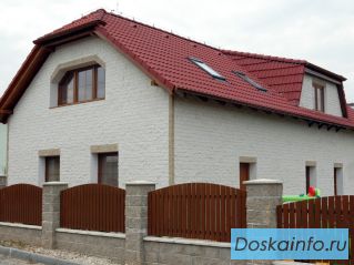 Декоративный каменный фасад