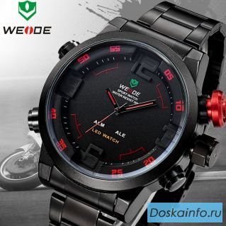 Сверхпрочные мужские часы Weide. Ничего не боятся!