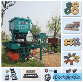 Станок для производства кирпича, плитки DMYF300