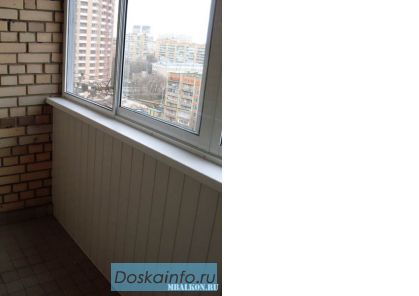 Обшивка, остекление балконов и лоджий