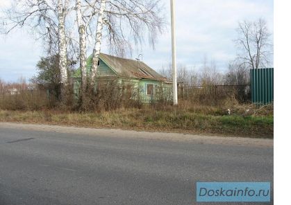 Продаю участок 15 соток со старым домом на Волге.