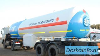 Заправка газгольдера Доставка пропана для газгольдера Доставка газовых баллонов