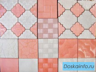 Тротуарная плитка от производителя