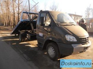 Эвакуатор газ 33106 со сдвижной платформой