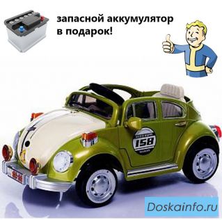 Машинка на аккумуляторе Фольксваген Жук
