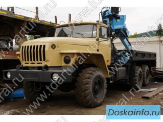 Автомобиль 'Урал' 4320-30 с крано-манипуляторной установкой ИМ-150