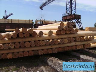 Оцилиндрованное бревно отличного Сибирского качеств