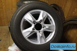 Шины с литыми дисками для Toyota LC 200 ( новые)