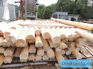 Срубы из оцилиндрованного бревна от производителя Киров