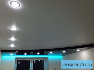 Натяжные потолки под ключ
