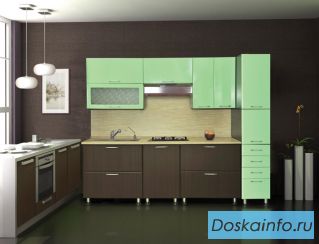 Кухня из пластика