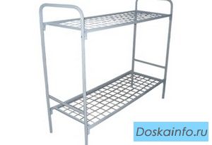 Кровати металлические и постельное для рабочих