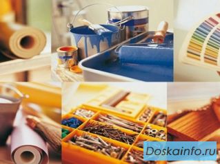 Складские остатки строительных инструментов и крепежа.