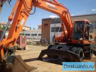 Аренда полноповоротного колесного          экскаватора