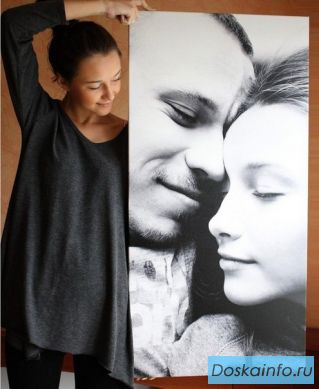 Фоторепродукция (картина с вашим фото на холсте)
