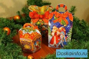 Новогодний Сладкий подарок. Оригинальный