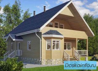 Строительство домов коттеджей баньпод ключ от 9000р/м2