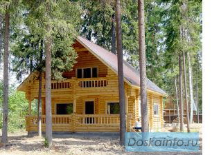 Оцилиндрованное бревно, дома и бани строим сами!