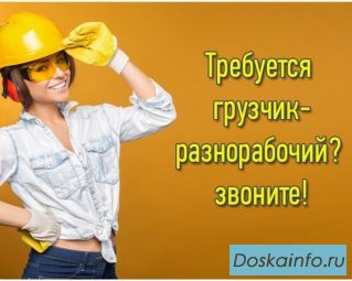 Грузчики, разнорабочие, мастер на дом