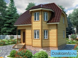 Продается дом из бруса по проекту «Фаворит»