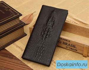 Портмоне из натуральной кожи wild alligator