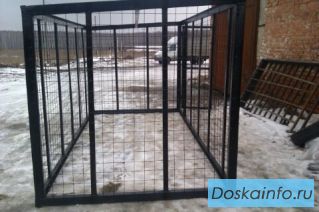 Вольер разборный из прутьев для собак крупных пород