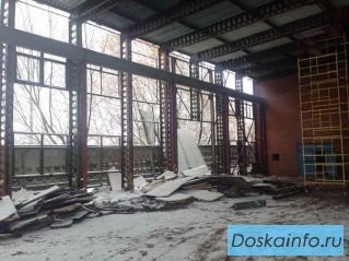 Каркас ангара.