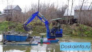Экскаватор плавающий BROD B-01,экскаватор амфибия