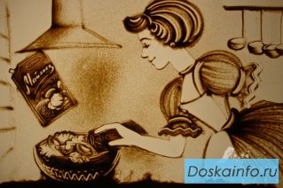 Песочная анимация и светопись в Казани