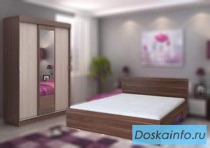 Двуспальная кровать+матрас+шкаф+доставка