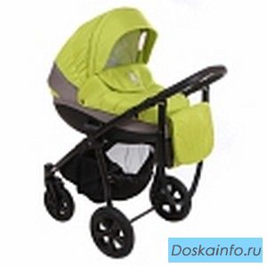 Коляска 2 в 1 tutis tapu-tapu салатовая с бежевым