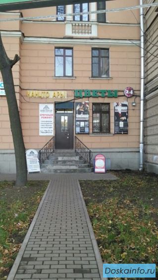 Цветочный магазин у финляндского вокзала