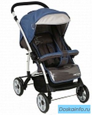Коляска-трость baby care flash синяя