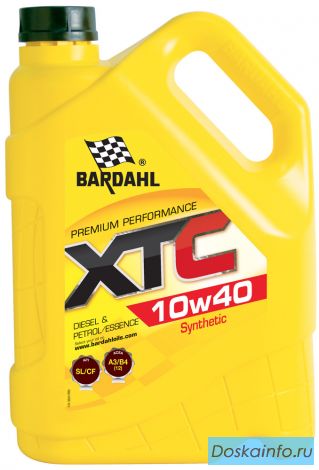 - Синтетическое масло BARDAHL XTC 10w40 (5л) Бельгия
