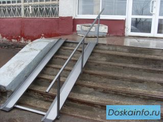 Легкие съемные пандусы